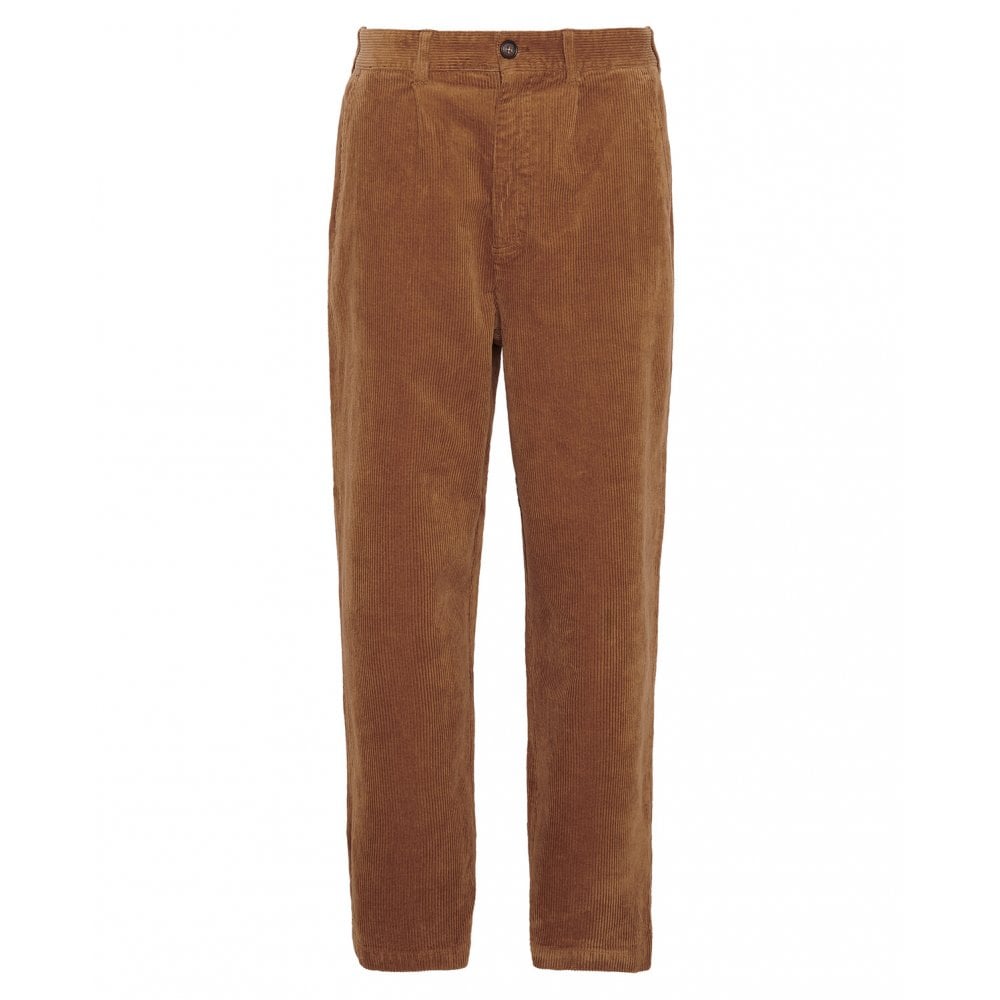 Stretch Cord Relaxed Trouser - Dark Honey