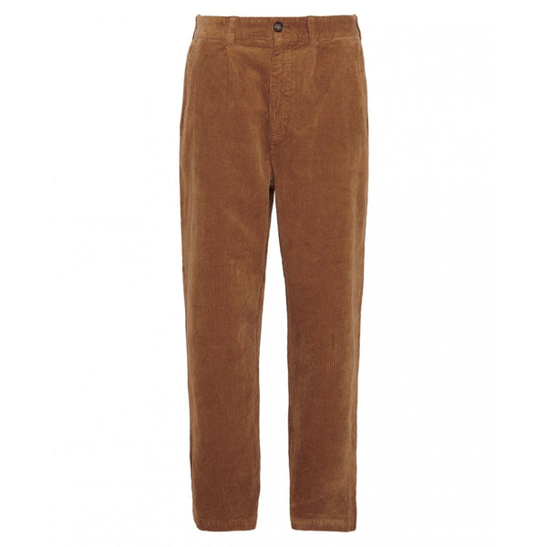 Stretch Cord Relaxed Trouser - Dark Honey