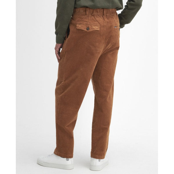 Stretch Cord Relaxed Trouser - Dark Honey