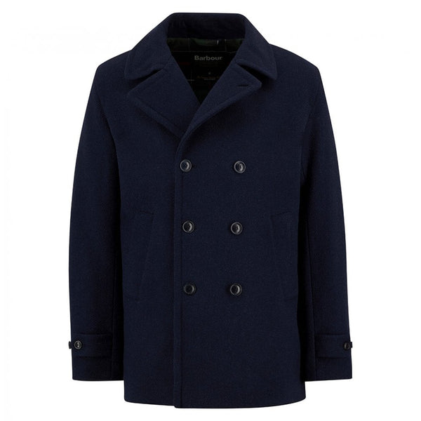 Newfield Wool Pea Coat - Navy/Classic