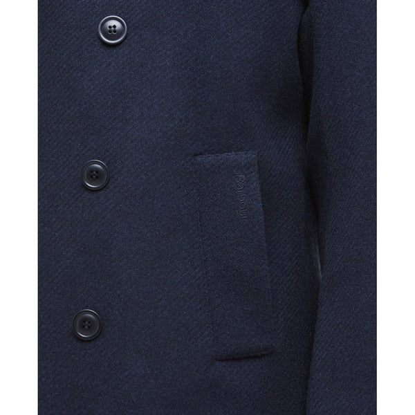 Newfield Wool Pea Coat - Navy/Classic
