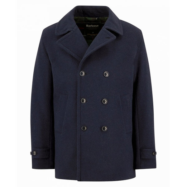 Newfield Wool Pea Coat - Navy/Classic