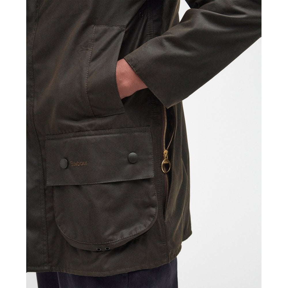Beaufort Classic Waxed Jacket in Olive
