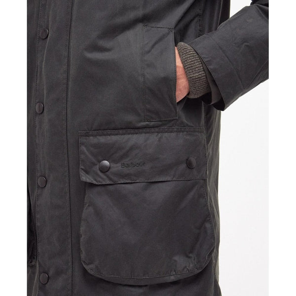 Border Waxed Jacket in Sage