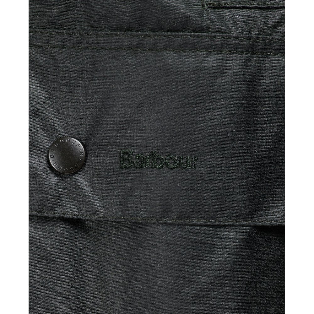 Border Waxed Jacket in Sage