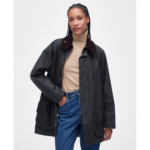 Beaufort Waxed Jacket in Sage