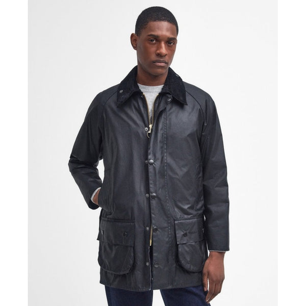 Beaufort Waxed Jacket in Black
