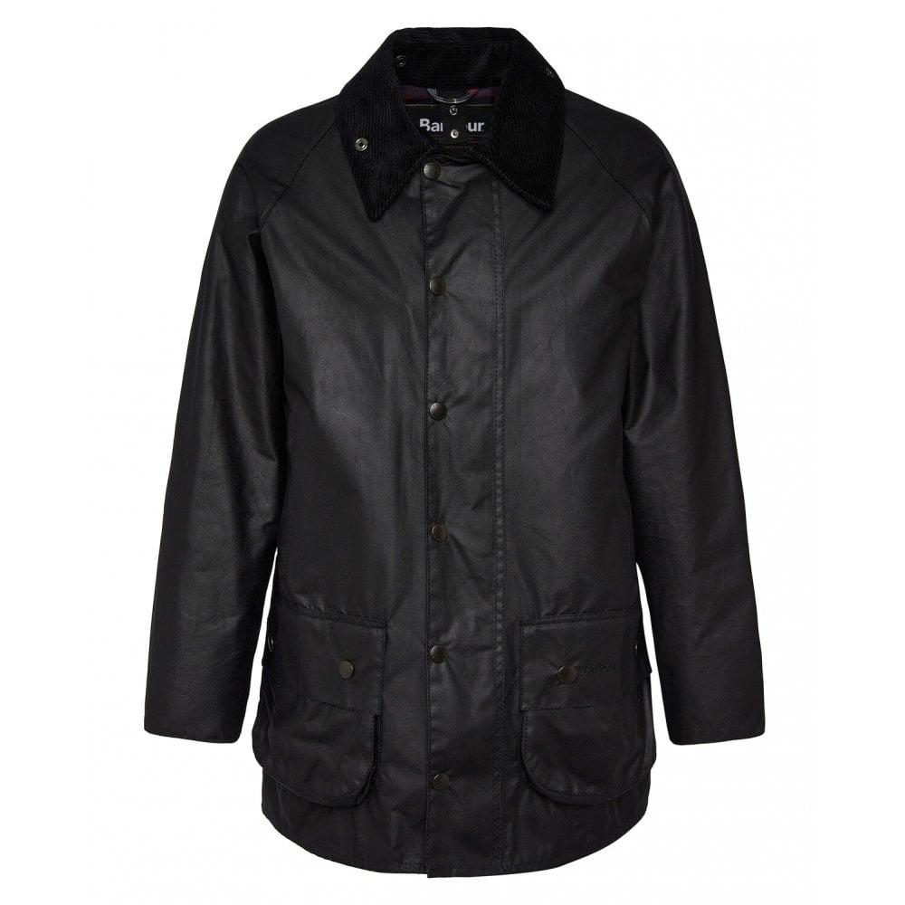 Beaufort Waxed Jacket in Black