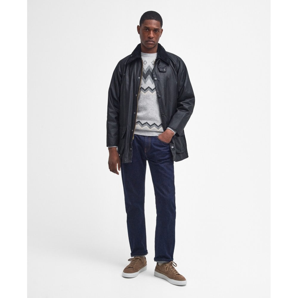 Beaufort Waxed Jacket in Black