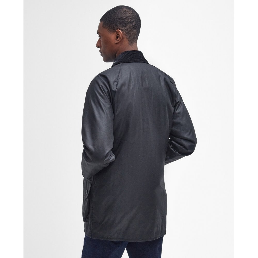 Beaufort Waxed Jacket in Black