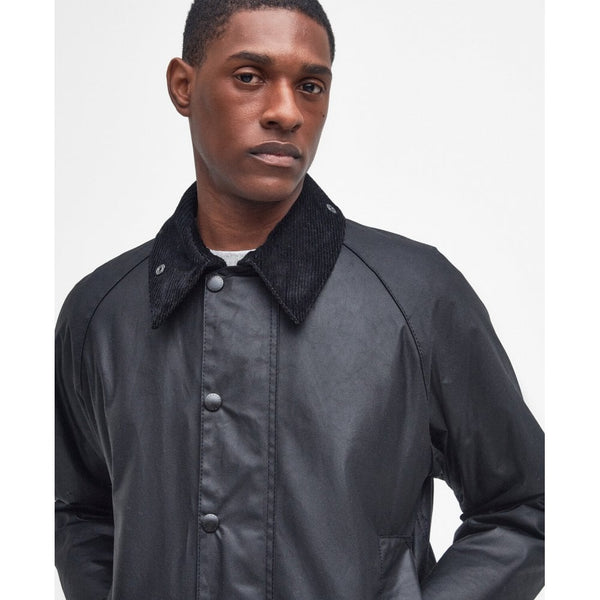 Beaufort Waxed Jacket in Black