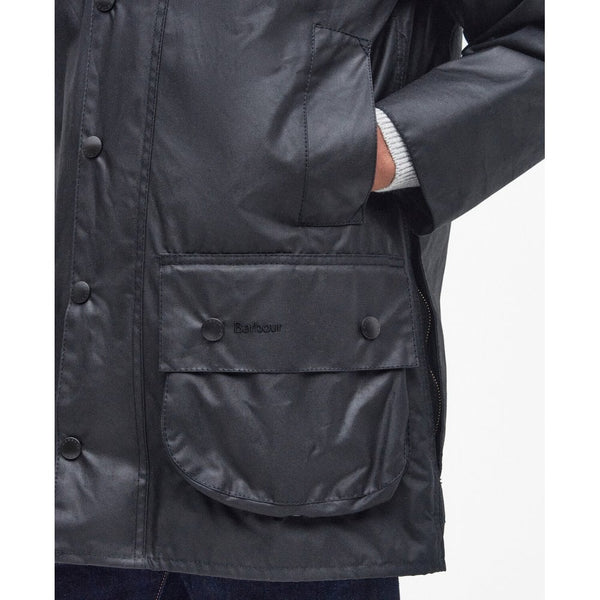 Beaufort Waxed Jacket in Black