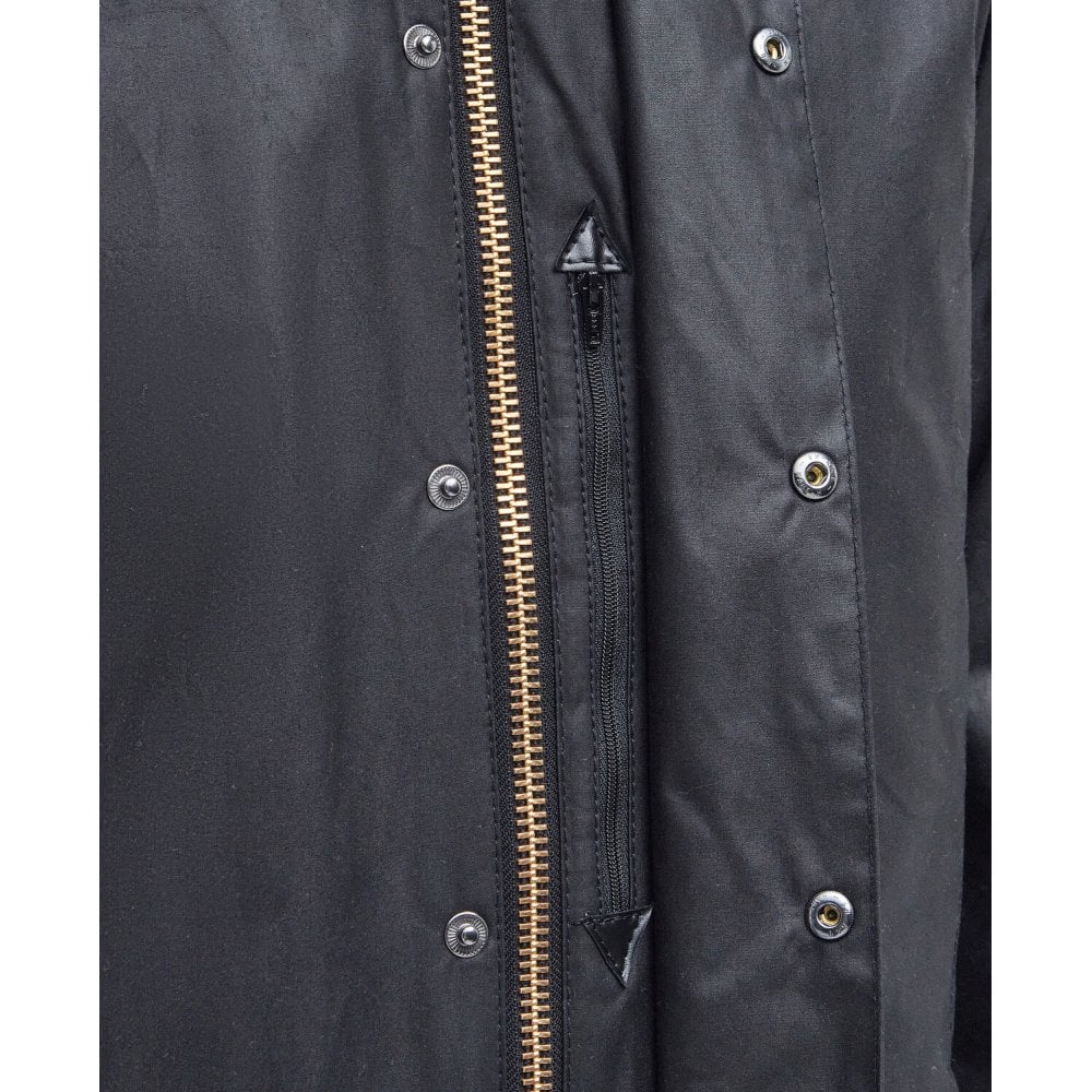 Beaufort Waxed Jacket in Black