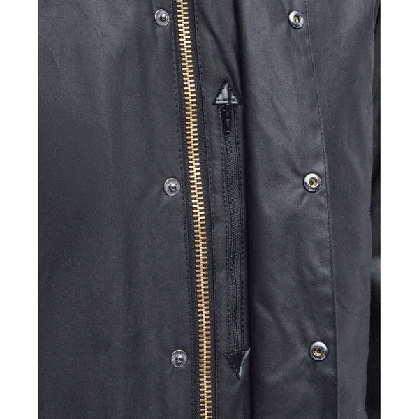 Beaufort Waxed Jacket in Black