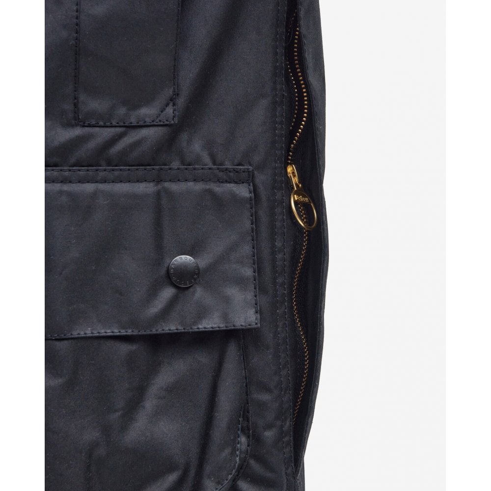 Beaufort Waxed Jacket in Black