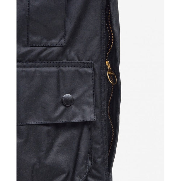 Beaufort Waxed Jacket in Black