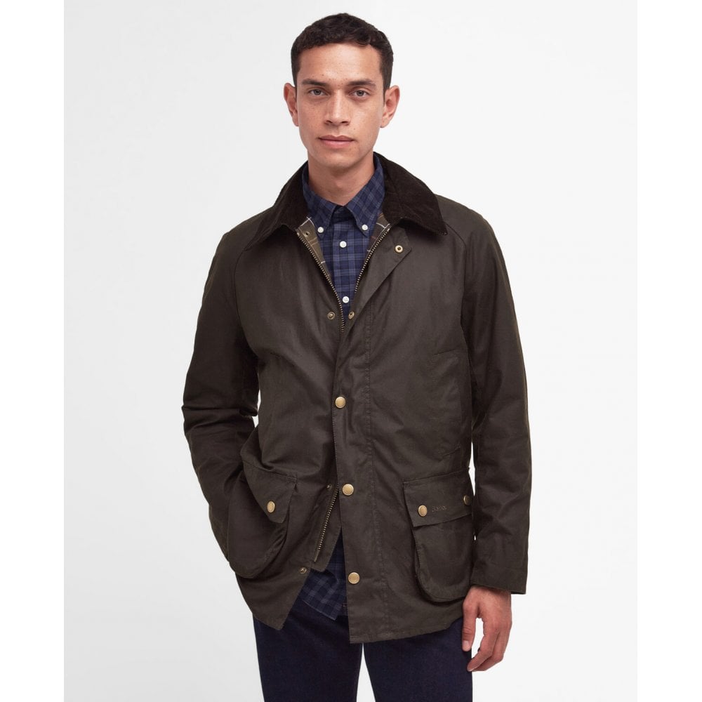 Ashby Wax Jacket - Olive