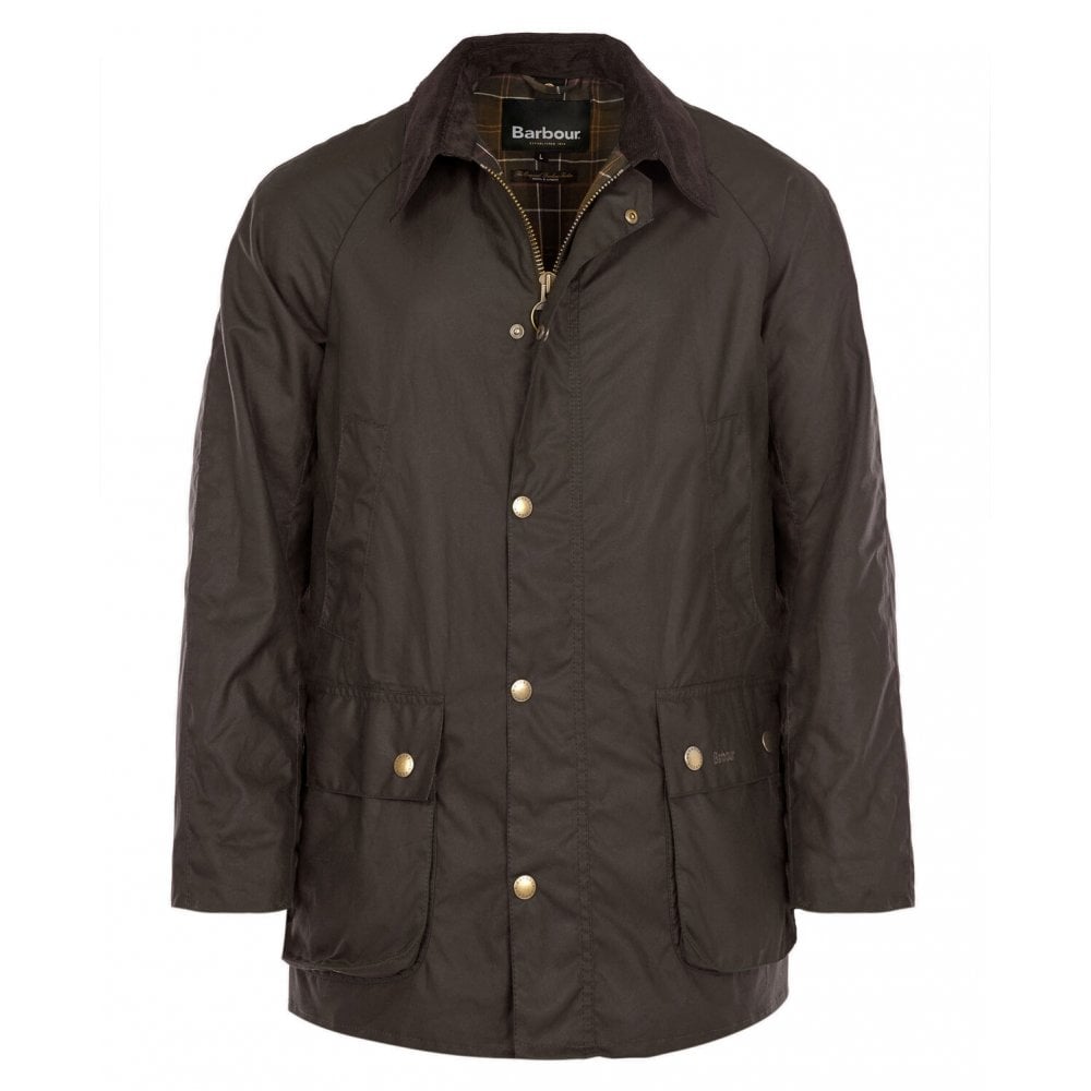 Ashby Wax Jacket - Olive