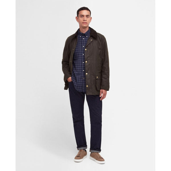 Ashby Wax Jacket - Olive