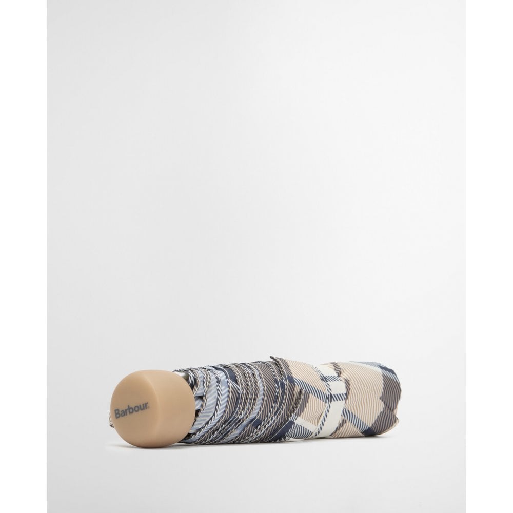 Barbour Portree Umbrella - Hessian Navy Tartan