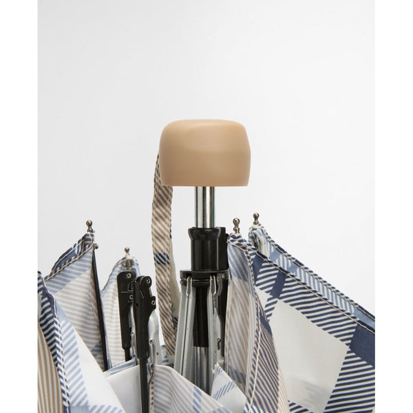 Barbour Portree Umbrella - Hessian Navy Tartan
