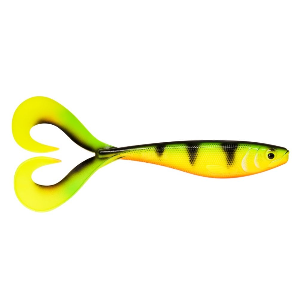 Soft Olio Lure in Fire Tiger Pattern