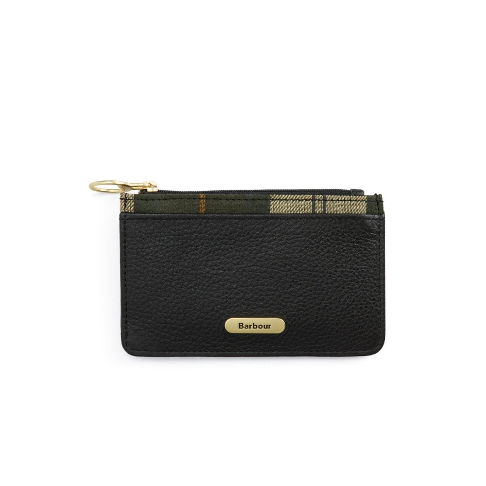 Alder Leather Card Holder -  Black/Ancient