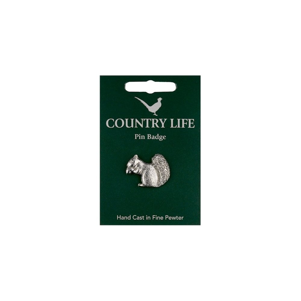 Squirrel Pin Badge