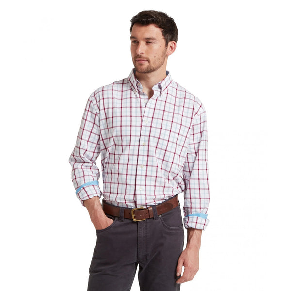 Brancaster Classic Shirt - Mountain Blue Check