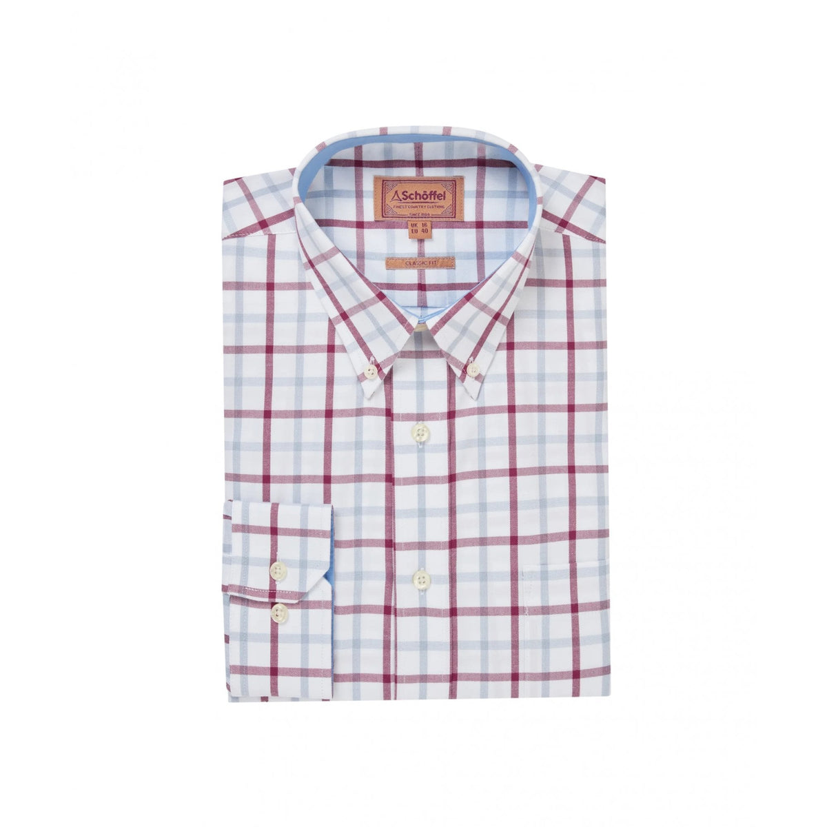 Brancaster Classic Shirt - Mountain Blue Check