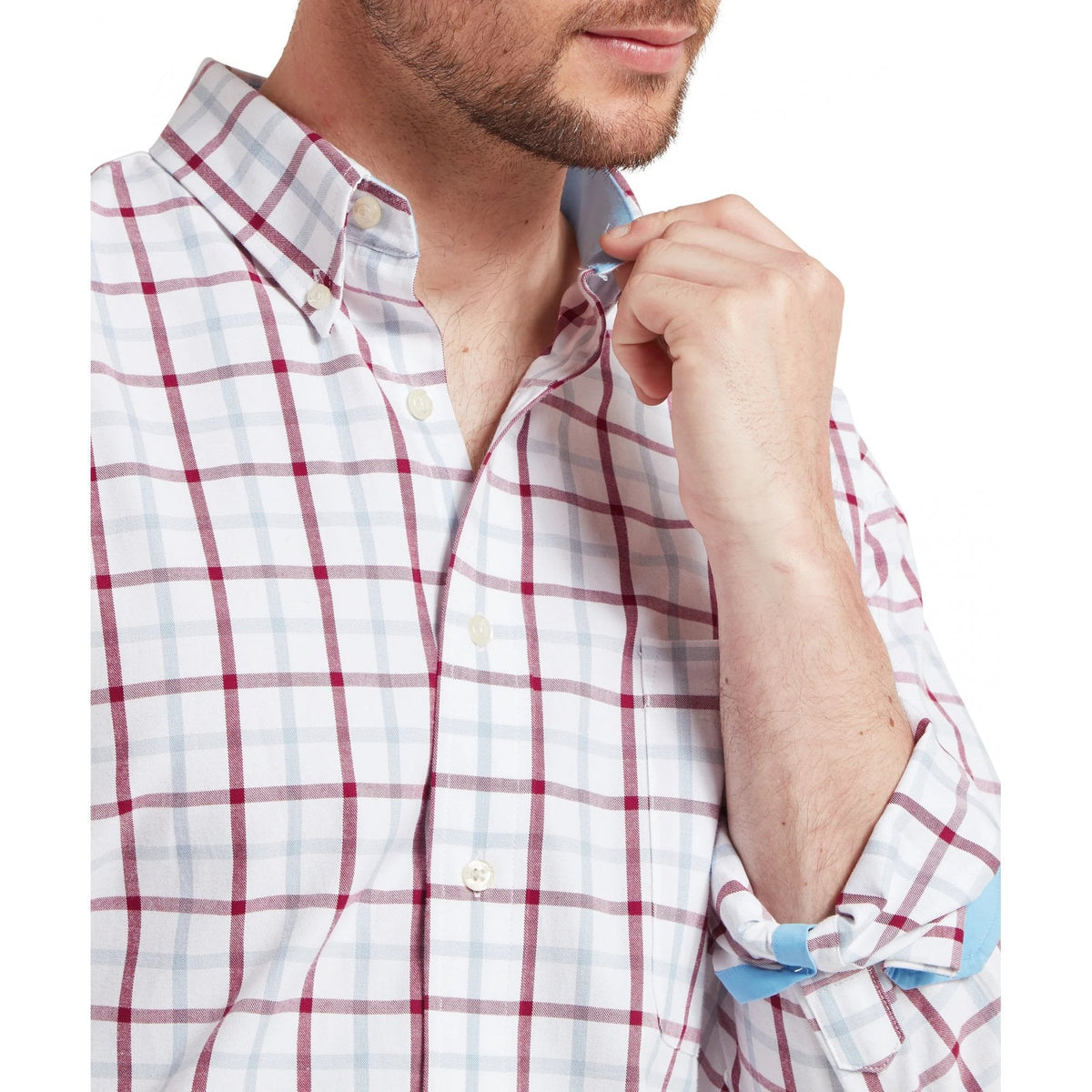 Brancaster Classic Shirt - Mountain Blue Check