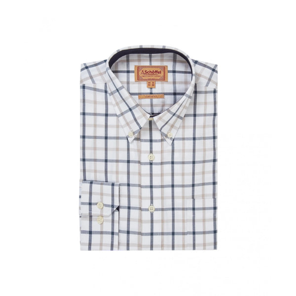 Brancaster Classic Shirt - Oxford Navy Check