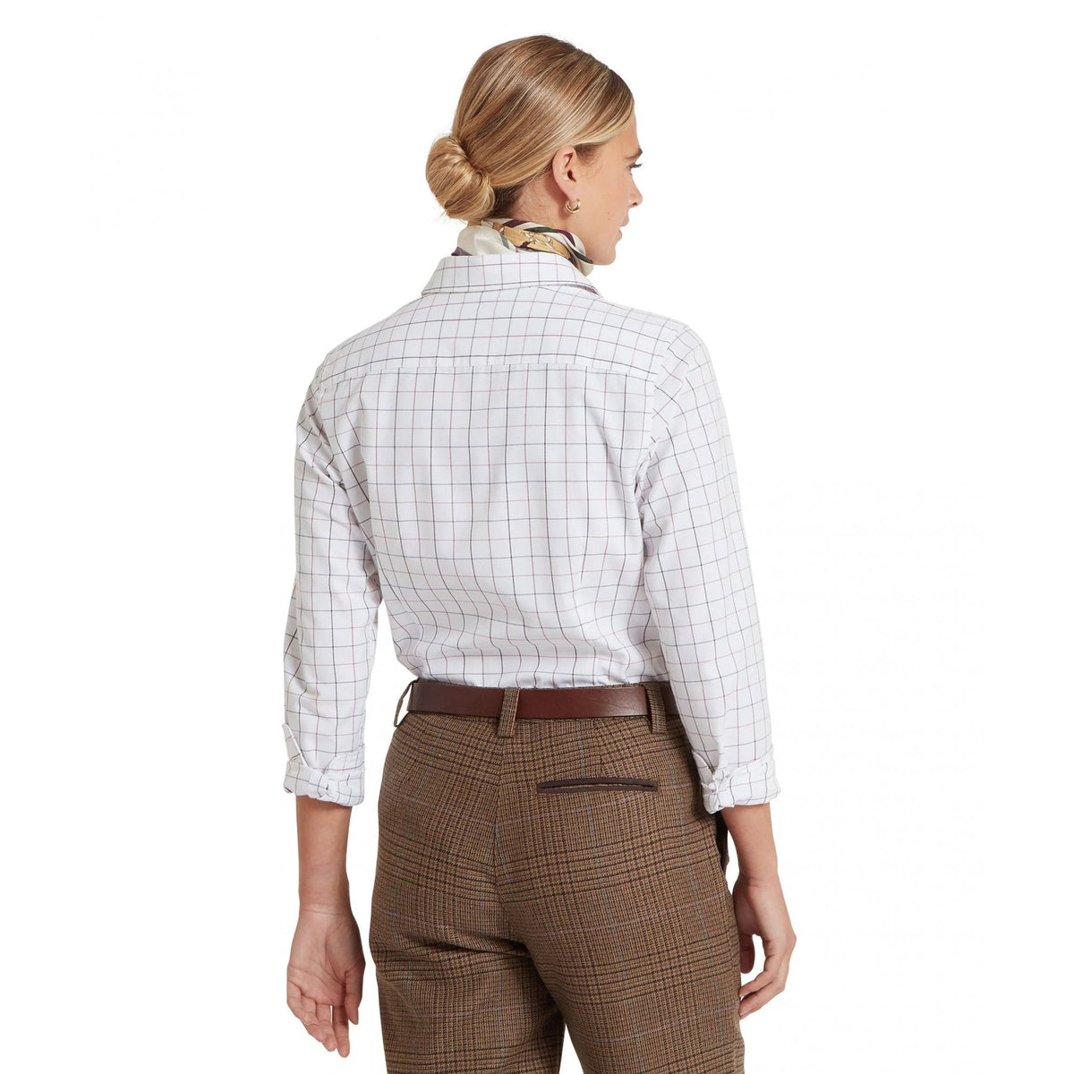 Blakeney Shirt -  Mauve Tattersall