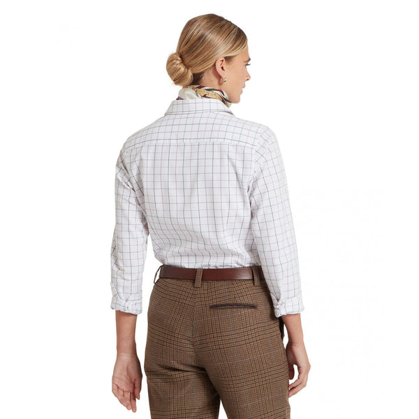 Blakeney Shirt -  Mauve Tattersall