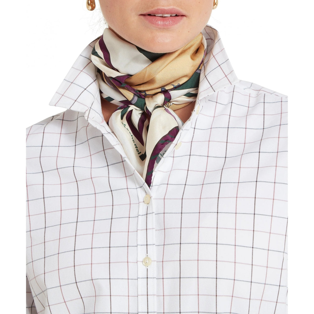 Blakeney Shirt -  Mauve Tattersall