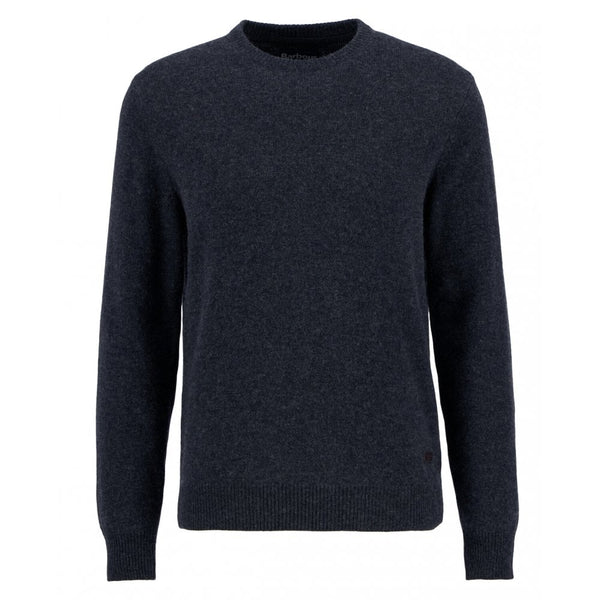 Essential Patch Crew Neck Sweater - Charcoal