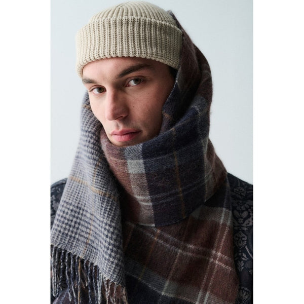 Dramside Reversible Scarf - Midnight Oak Tartan
