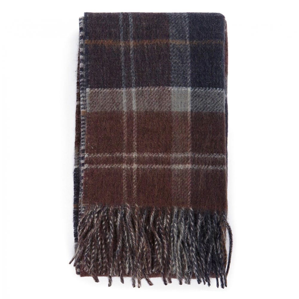 Dramside Reversible Scarf - Midnight Oak Tartan