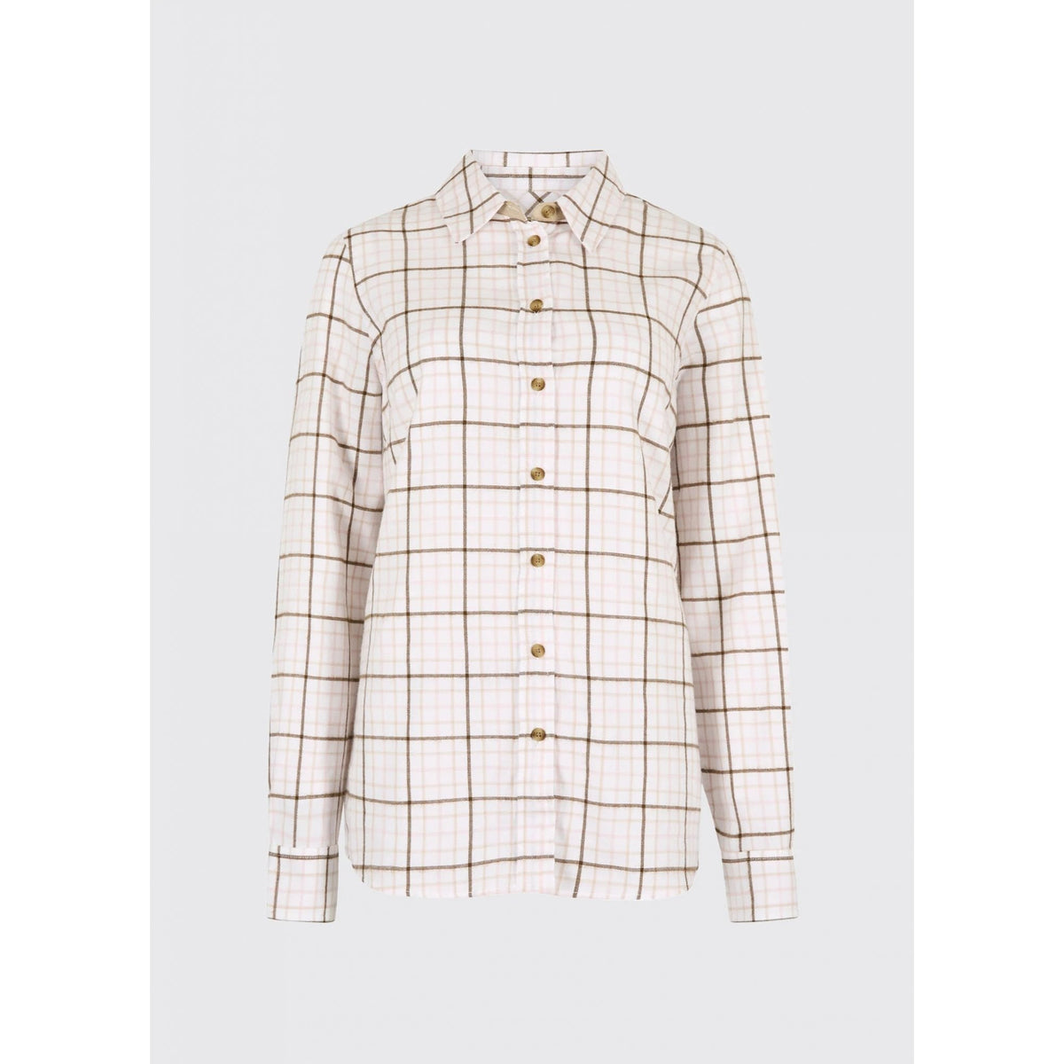Brooklime Women’s check shirt - Dusky Rose