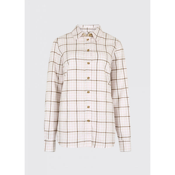Brooklime Women’s check shirt - Dusky Rose