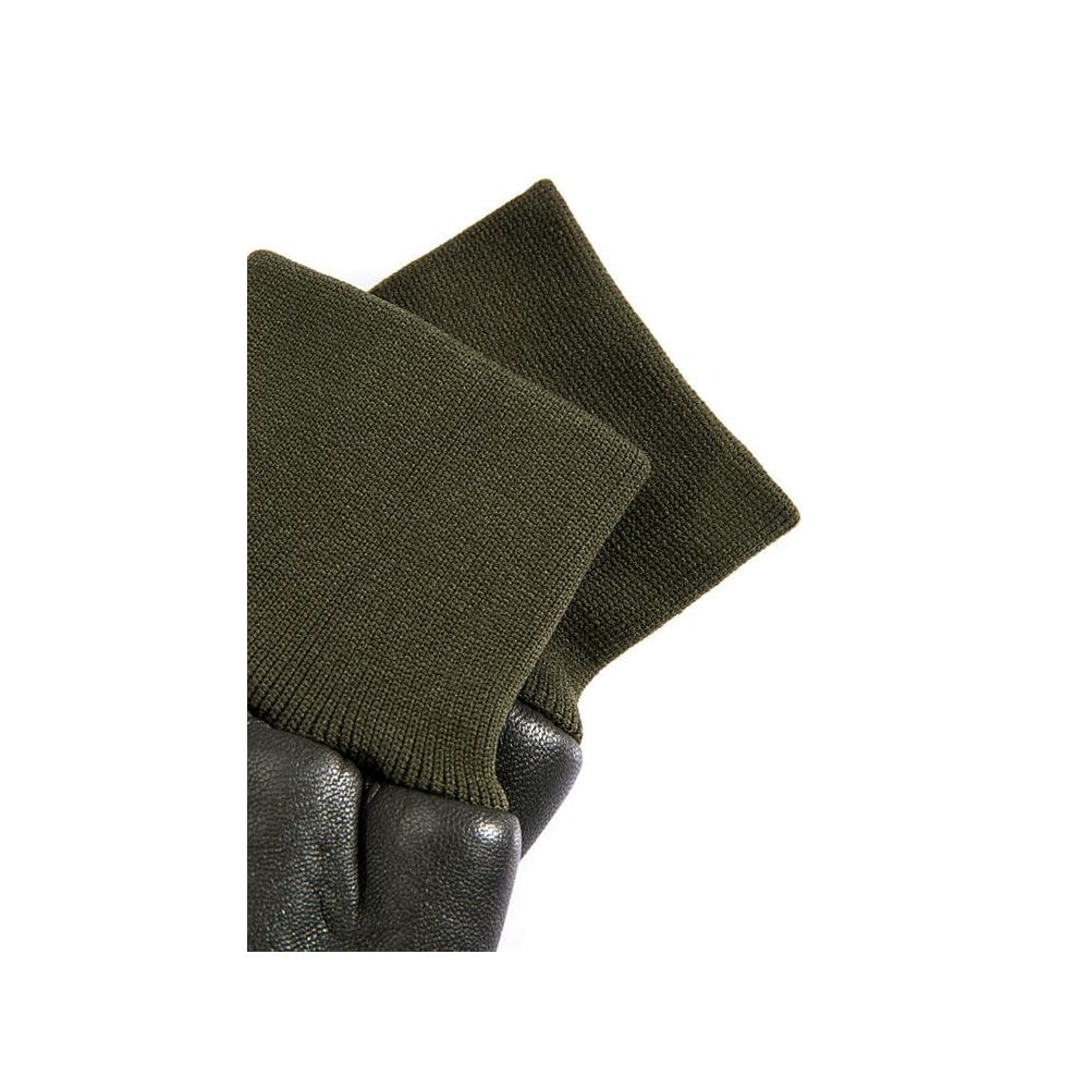 Boss -Men's Lined Leather Shooting Mitts - Olive