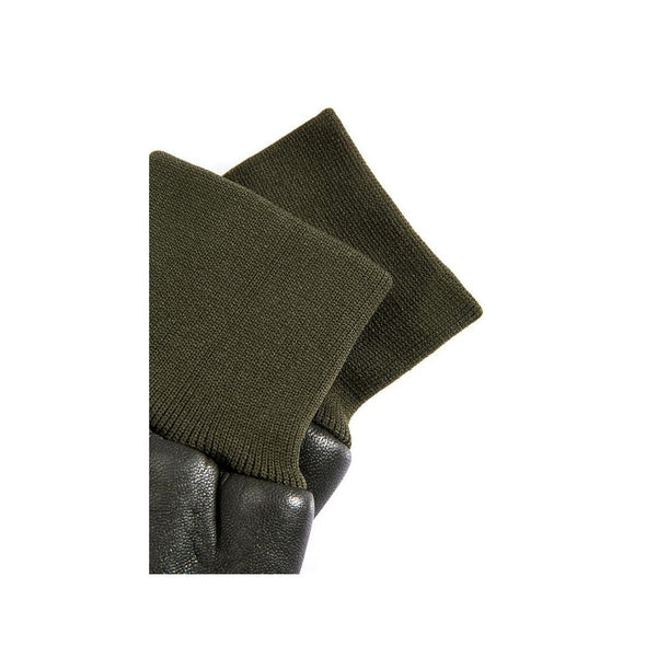 Boss -Men's Lined Leather Shooting Mitts - Olive