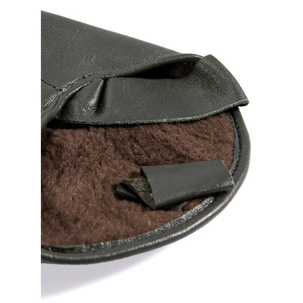 Boss -Men's Lined Leather Shooting Mitts - Olive