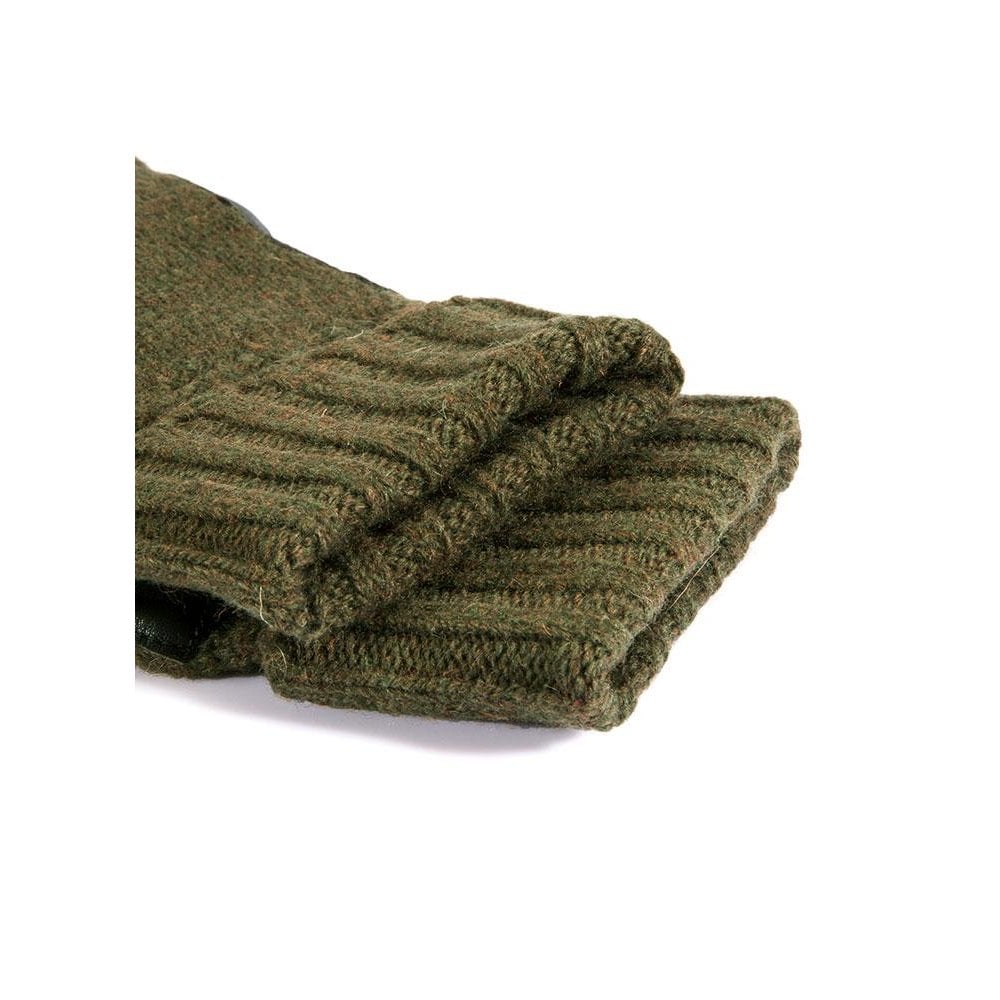 Browning - Men's Knitted Shooting Gloves with Leather Palm - Olive