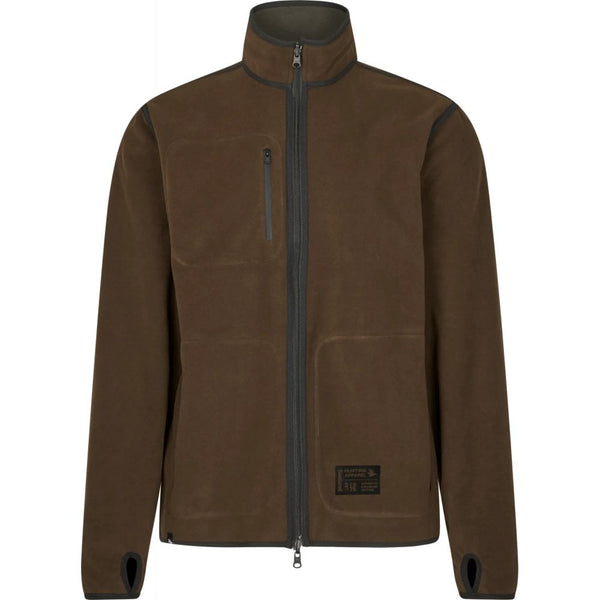 Rogue Solid Reversible Fleece - Grizzly Brown/Demitasse brown