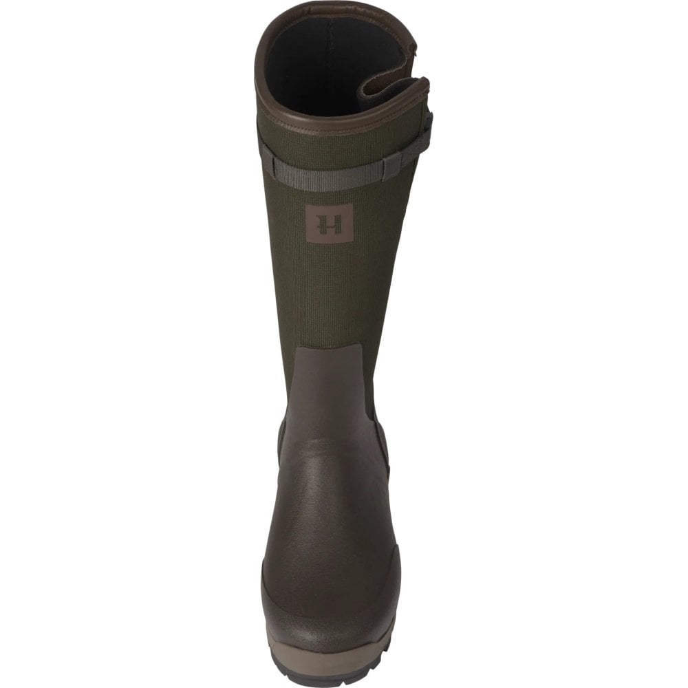 Forester Textile Rubber Boot - Willow green/Deep brown