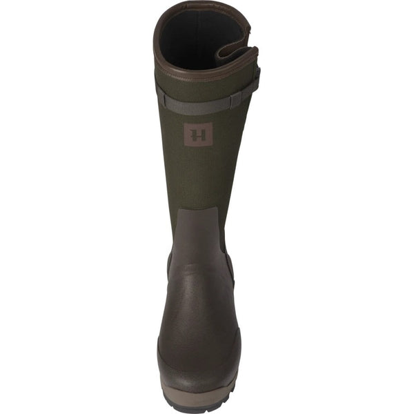 Forester Textile Rubber Boot - Willow green/Deep brown
