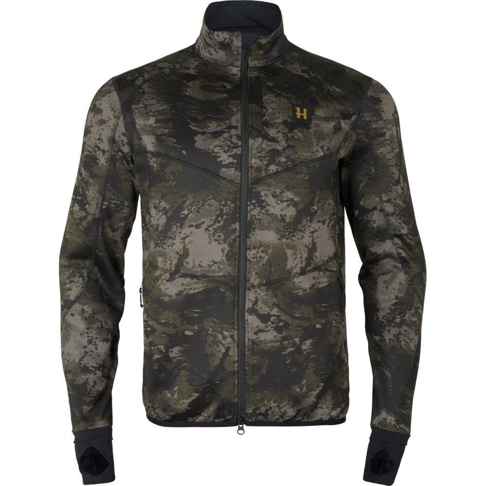 Härkila NOCTYX Camo Full Zip Fleece - AXIS MSP®Black