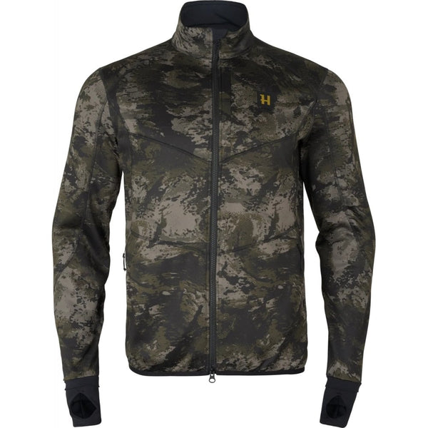 Härkila NOCTYX Camo Full Zip Fleece - AXIS MSP®Black