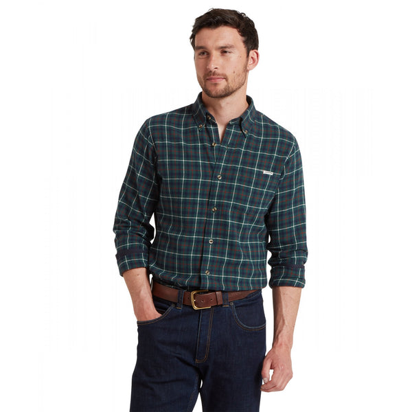 Akenham Shirt - Botanical Green